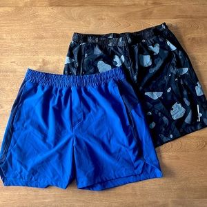 Men’s M Sport Trail Shorts Set 2 Blue & Black